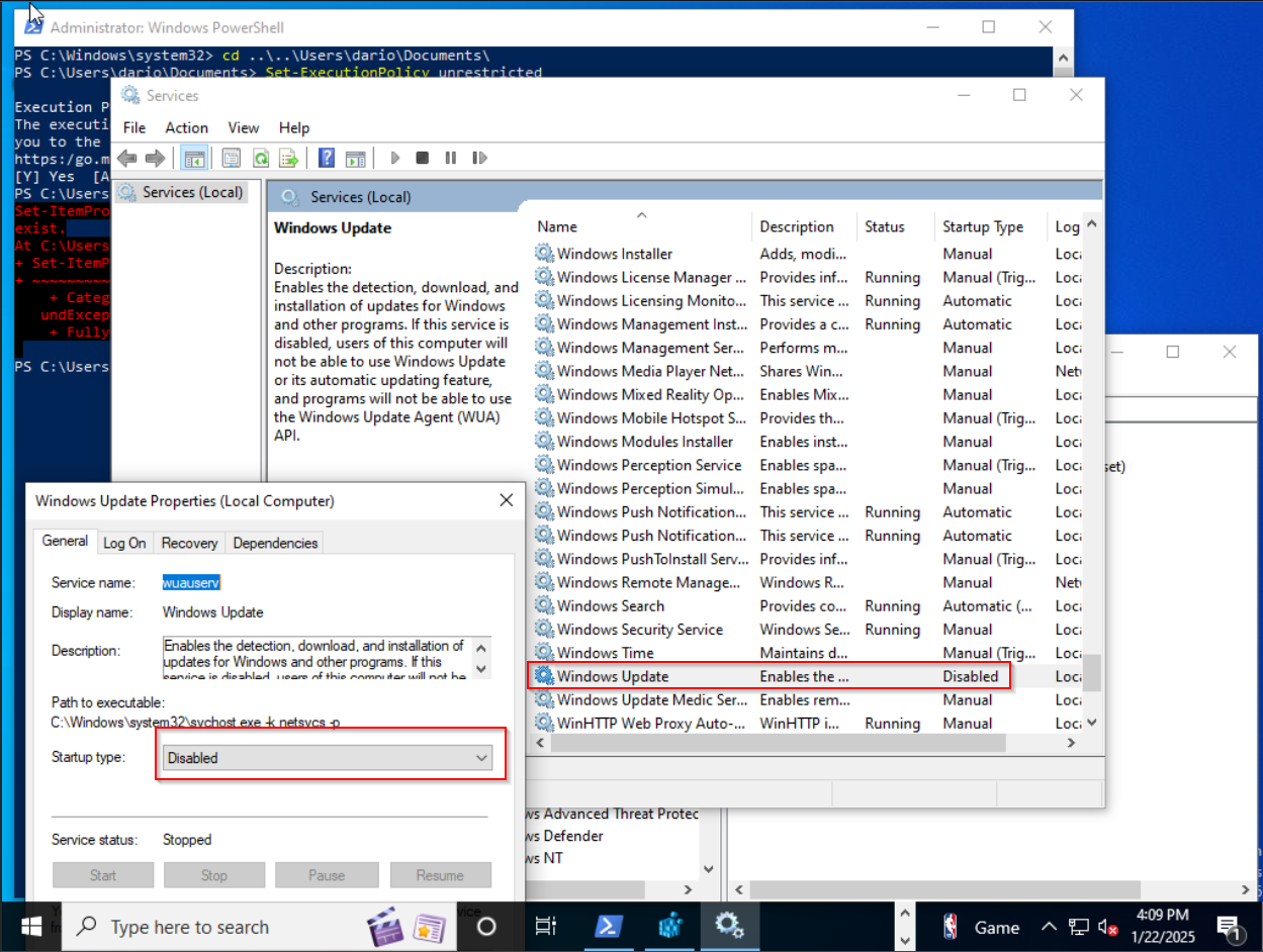 GPEDIT Settings